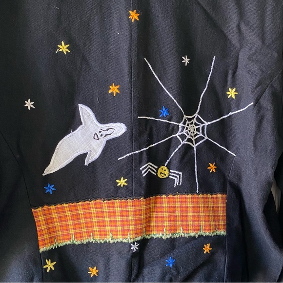 Vintage Halloween 1990’s Tunique Embroidered Jacket - Picture 5 of 7